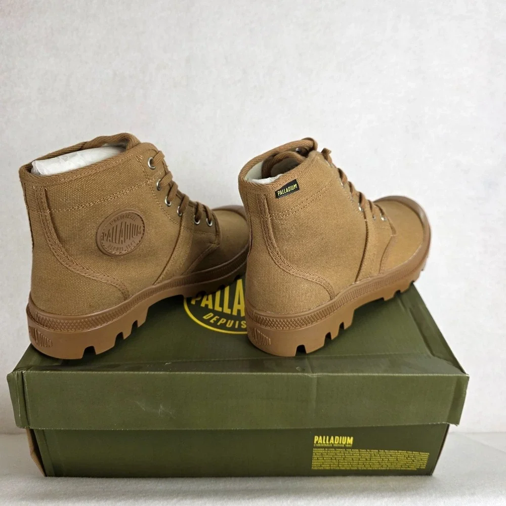 Palladium Pallabrousse Women's Sneakers Size 9.5 Cinnamon NIB  Canvas - Picture 4 of 9